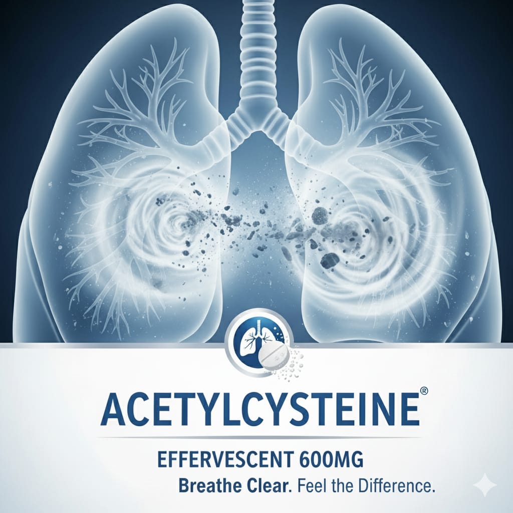 Acetylcysteine Effervescent 600 mg